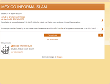 Tablet Screenshot of mexicoinformaislam.blogspot.com