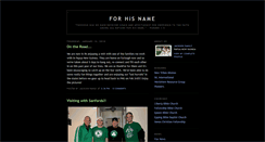 Desktop Screenshot of 4hisname.blogspot.com