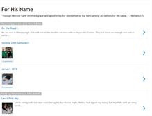 Tablet Screenshot of 4hisname.blogspot.com