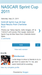 Mobile Screenshot of ericsturrocknascarsprintcup2011.blogspot.com