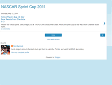 Tablet Screenshot of ericsturrocknascarsprintcup2011.blogspot.com
