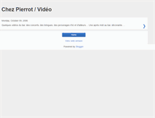 Tablet Screenshot of chezpierrotvideos.blogspot.com