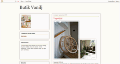 Desktop Screenshot of butikvanilj.blogspot.com