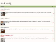 Tablet Screenshot of butikvanilj.blogspot.com