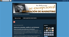 Desktop Screenshot of generaciondemarketing.blogspot.com