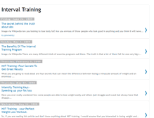 Tablet Screenshot of hiit-training.blogspot.com