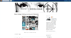 Desktop Screenshot of daintyhooligan.blogspot.com