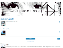 Tablet Screenshot of daintyhooligan.blogspot.com