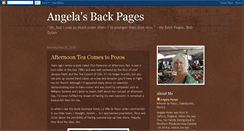 Desktop Screenshot of angelasbackpages.blogspot.com