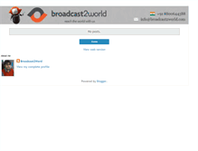 Tablet Screenshot of broadcast2world.blogspot.com