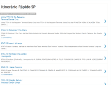 Tablet Screenshot of itinerariorpidosp.blogspot.com