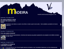 Tablet Screenshot of madeiraminhavida.blogspot.com