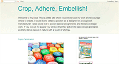 Desktop Screenshot of cropadhereembellish.blogspot.com