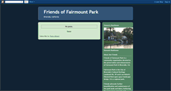 Desktop Screenshot of friendsoffairmountpark.blogspot.com