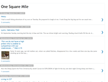 Tablet Screenshot of one-square-mile.blogspot.com