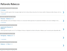 Tablet Screenshot of pallavolorobecco.blogspot.com