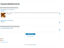 Tablet Screenshot of lasazondedonmario.blogspot.com