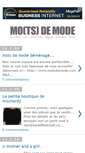 Mobile Screenshot of motsdemode.blogspot.com