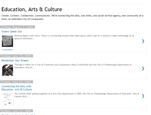 Tablet Screenshot of educationartsculture.blogspot.com