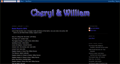 Desktop Screenshot of cherylandwilliam.blogspot.com