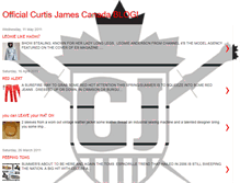 Tablet Screenshot of designercurtisjames.blogspot.com