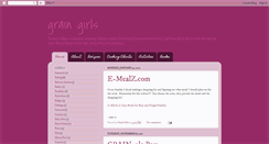 Desktop Screenshot of graingirls.blogspot.com