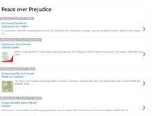 Tablet Screenshot of peaceoverprejudice.blogspot.com