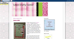 Desktop Screenshot of lelacraftycorner.blogspot.com