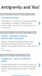 Mobile Screenshot of antigravity-and-you.blogspot.com