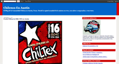 Desktop Screenshot of chilenosenaustin.blogspot.com