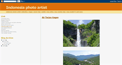 Desktop Screenshot of photo-artist-indonesia.blogspot.com