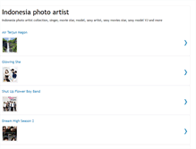 Tablet Screenshot of photo-artist-indonesia.blogspot.com