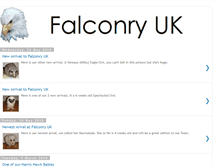 Tablet Screenshot of falconry-uk.blogspot.com