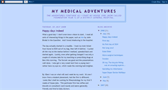 Desktop Screenshot of mymedicaladventures.blogspot.com