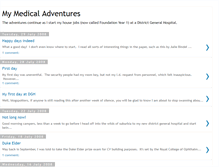 Tablet Screenshot of mymedicaladventures.blogspot.com