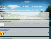Tablet Screenshot of laminasydibujosdidacticos.blogspot.com