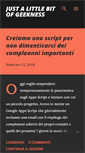 Mobile Screenshot of justalittlebitofgeekness.blogspot.com