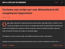 Tablet Screenshot of justalittlebitofgeekness.blogspot.com