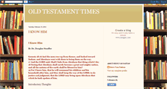 Desktop Screenshot of oldtestamenttimes.blogspot.com