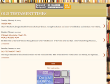 Tablet Screenshot of oldtestamenttimes.blogspot.com