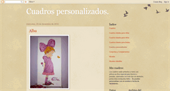 Desktop Screenshot of cuadrospersonalizados-esarte.blogspot.com