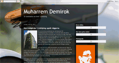 Desktop Screenshot of muharremdemirok.blogspot.com