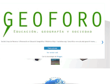 Tablet Screenshot of geoforoenlaces.blogspot.com