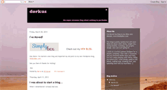 Desktop Screenshot of dorkus619.blogspot.com