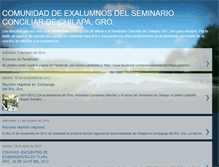 Tablet Screenshot of exseminaristasdechilapa.blogspot.com