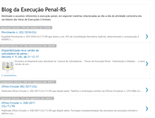Tablet Screenshot of blogdaexecucaocriminal.blogspot.com