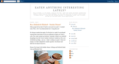 Desktop Screenshot of eatenanythinginterestinglately.blogspot.com
