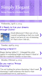 Mobile Screenshot of elegancecanbesimple.blogspot.com