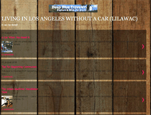 Tablet Screenshot of livinginlawithoutacar.blogspot.com