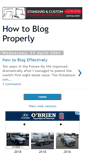 Mobile Screenshot of blogproperly.blogspot.com